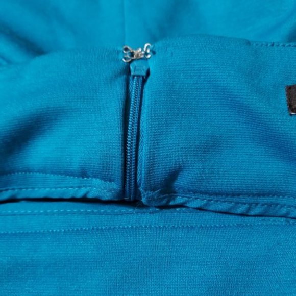 GEORGE TEAL STAR PENCIL SKIRT W/FLY AWAY CARDIGAN SET SIZE 4 NWT - Picture 7 of 15